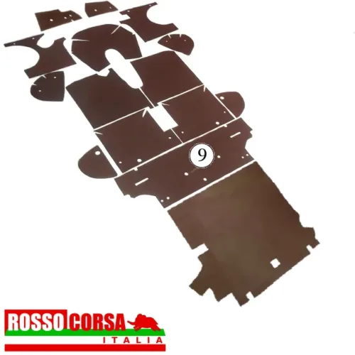 Pannello fonoassorbente seduta sedile posteriore Lancia Fulvia Sport 2°serie